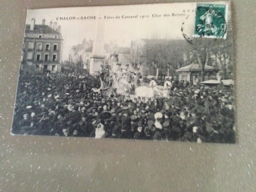 Cpa chalon sur saone - chalon-sur-saone, fetes