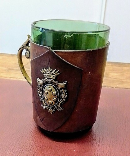Grande tasse verre verte - ,