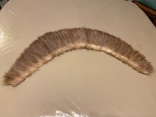 col de fourrure véritable