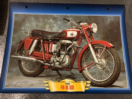 Carte fiche moto xiii - carte,