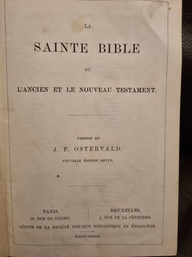 1830 sainte bible ancien - 1830,