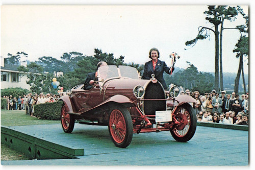 Postcard long island auto - long,