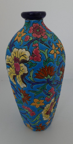 Vase soliflore motifs - , à
