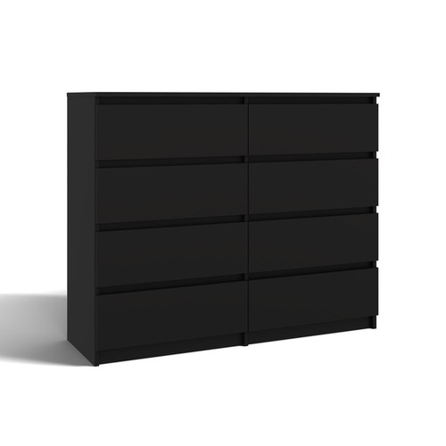 Commode malwa 120 noire - m8/120,