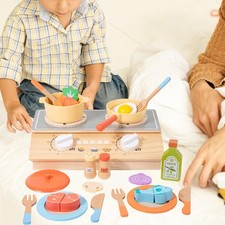 cuisine en bois pour enfants, avec ustensiles cuisine, jouets pour
