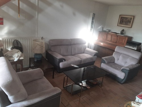 Salon design bardi cuir - salon,