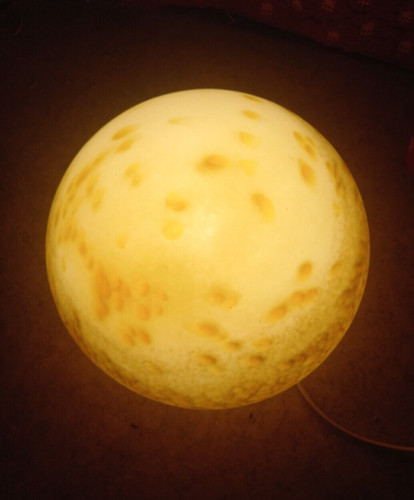 Lampe verre marmoréen vianne - lampe,