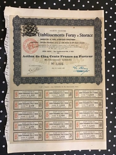 Action ancien ets foray - foray, et