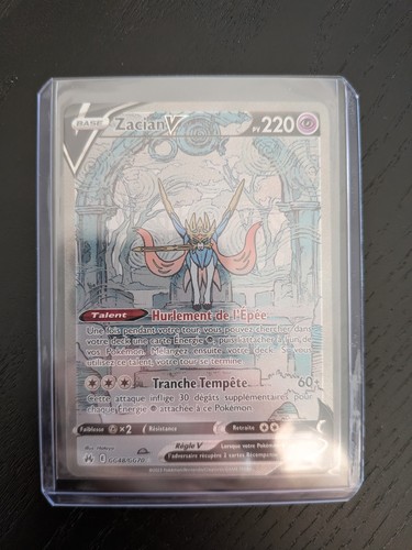 Carte pokémon zacian - carte, v