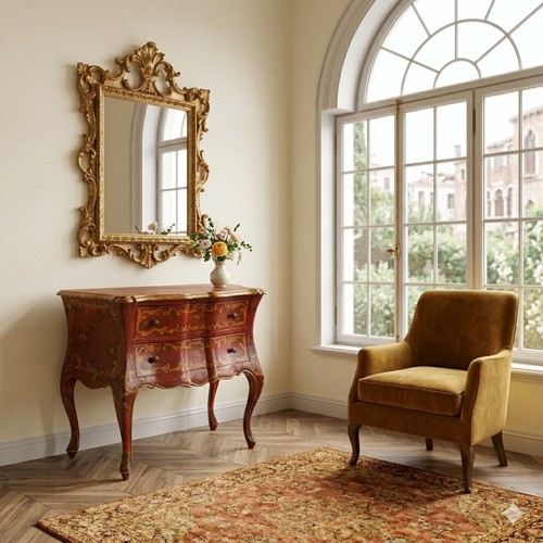Commode ancienne style baroque - ancienne,