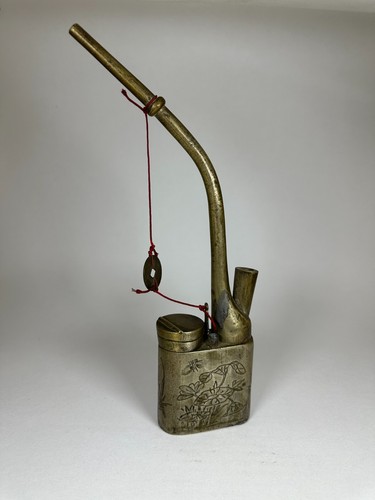 Ancienne pipe eau chinoise - ancienne,