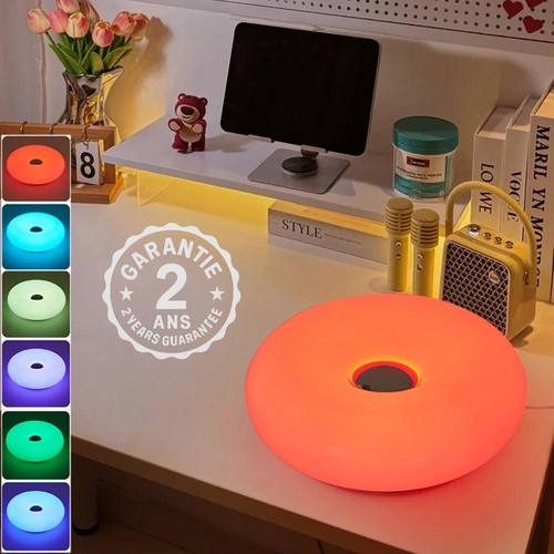 Lampe deco table beignet - lampe, de