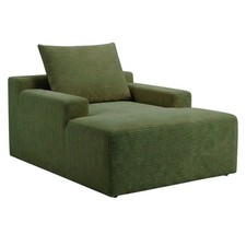 Fauteuil lounge velours - en,