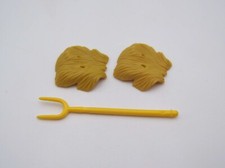PLAYMOBIL (T1232) FARM & EQUESTRIAN - Lot of Hay Yellow Grass & Yellow Fork