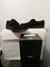 chaussures  hugo boss cuir noir pointure 10,5 (44,5)