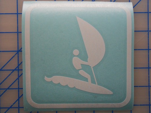 Planche voile autocollant - planche,