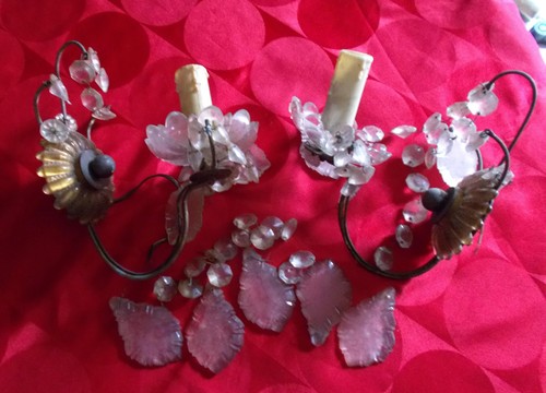 Paire ancienne applique - paire,