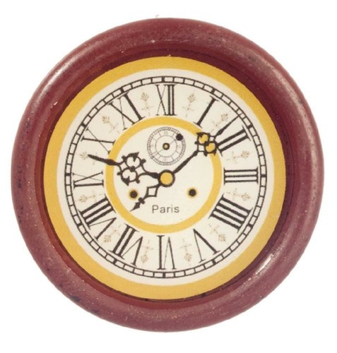 Horloge murale ronde bois - horloge, en