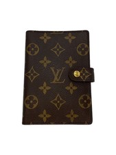 LOUIS VUITTON Agenda GM Monogram Brown All-over Print Women's Planner R20006