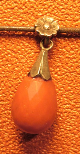 Pendentif xixème corail - pendentif,