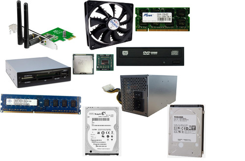 Lot pièces informatique - de,