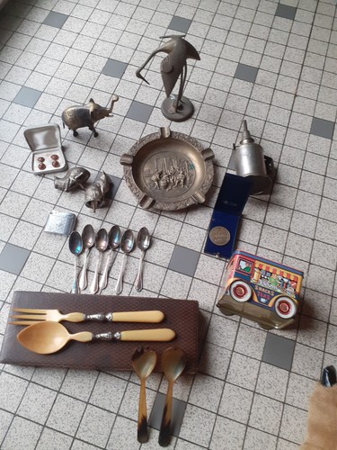 Lot brocante objets - lot,