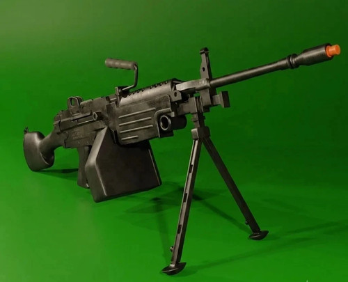 Share m249 light machine - machine, gun