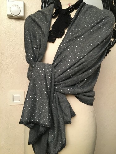 étole mariage maille - mariage,en,
