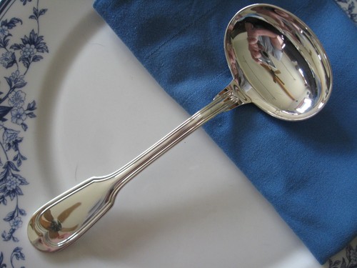 Christofle chinon gravy - gravy, ladle