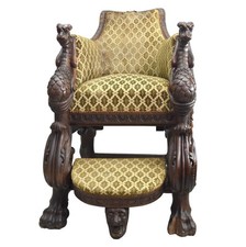 Fauteuil trône délirant de