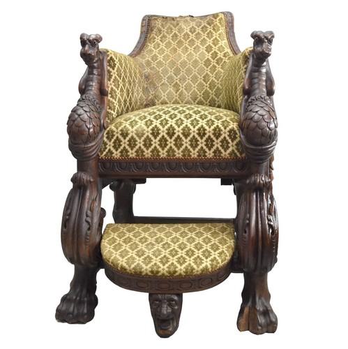 Fauteuil trône délirant - , de