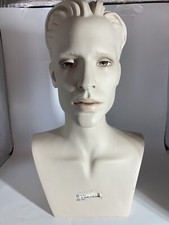 Vintage Mannequin Head Men’s Green Eyes Department Store Bust RARE