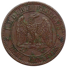 2 Centimes NAPOLEON III 1855 A