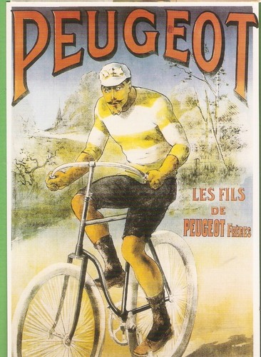 Illustrator postcard peugeot - "illustrator",
