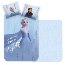 Disney Frozen la Reine des Neiges Linge de Lit Set Anna Elsa " True To Myself "