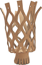 Set of 6pcs Genuine Leather Pool Table Pocket Net Replacement NATURAL No Dye