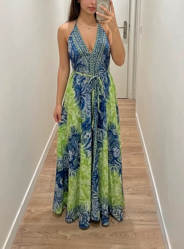 Robe longue bohème dos - robe, nu