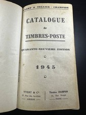 CATALOGUE de TIMBRES-POSTE quarante-neuvième édition 1945 | Bon état
