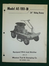 WESTERN TOOL 24" RIDING ROTARY