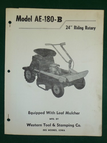 Western tool riding rotary - western,