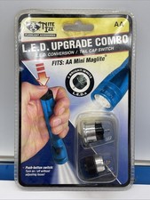 #Y5F LED Combo Upgrade Kit Mini Maglite AA Flashlight NEW Nite Ize Bright White