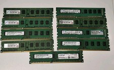 Lot de 9 RAM PC3 - 10600U DDR3