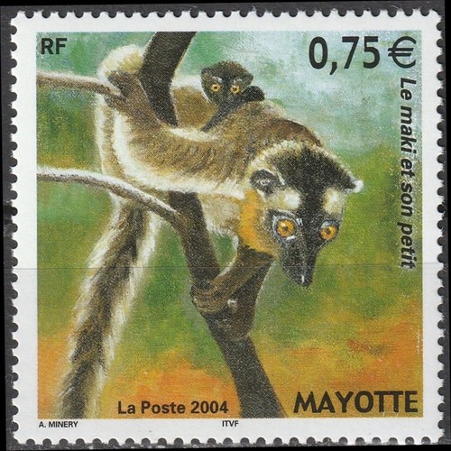 Mayotte 167 mnh - mnh, maki