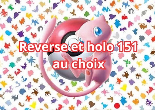 Carte pokémon 151 reverse - carte,
