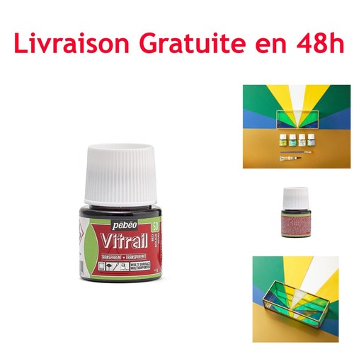 Pebeo vitrail peinture rouge - pebeo,