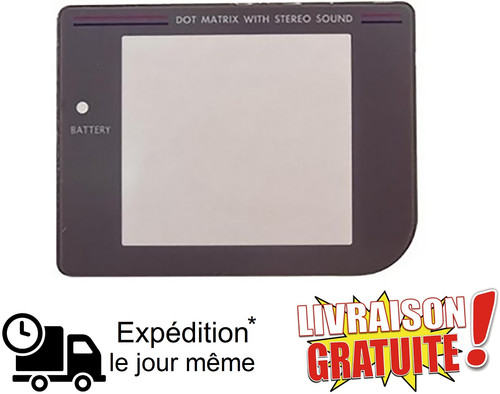 Vitre écran game boy - vitre,