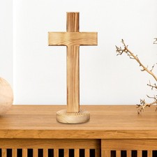 Croix en bois décorative à