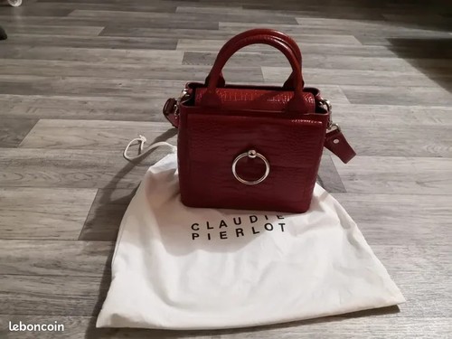 Sac anouck cuir texturé rouge - cuir,