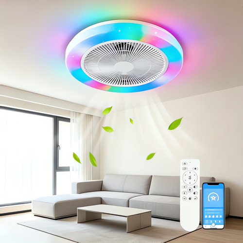 Ventilateur avec éclairage - avec, 6