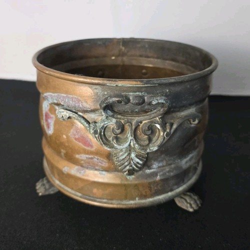 Chaudron cache pot cuivre - chaudron, en